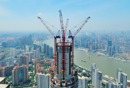 Construction industrial setup